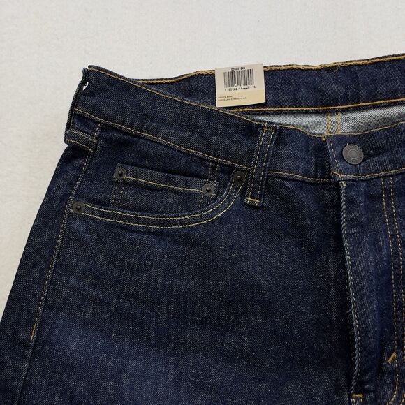 Levi's 505 Regular Jeans Men's 33x32 Blue Dark Wash Straight Leg American Denim - Picture 3 of 11